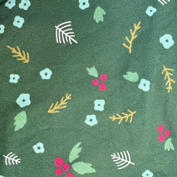 Girlhood (Little Stocking Co.) 12–18M Holiday A-Line | Short Sleeve | Festive Pr - Picture 4 of 6